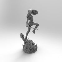 F535 - Comics Superheroes , Wondar Woman design Statue, STL 3D model design print download file