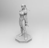 F537 - Games Character design statue, Chun li Statue STL 3D model design print download file
