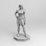 F537 - Games Character design statue, Chun li Statue STL 3D model design print download file