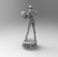 F539 - Freddy sexy female Design , Movie Character design statue, STL 3d Model design print download file