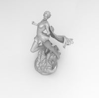 F522 - 2head / 4pose Version of Comic Heroes, Cute Shorthair Superwomen, STL 3D model design print download file