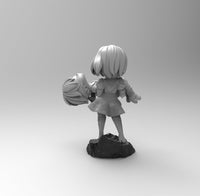 E580 - Chibi character design, The Niar auto character design statue, STL 3D model design print download files
