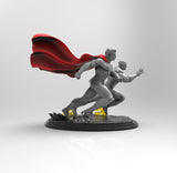 A627 - Comic character diorama, SM vs FL statue design, STL 3D model design print download files