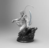 A629 - Comic character design, the night shift man, STL 3D model design print download files