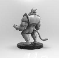 A631 - Anime character design, The Vege Monkey form, STL 3D model design print download files