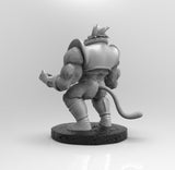 A631 - Anime character design, The Vege Monkey form, STL 3D model design print download files