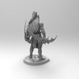 A156 - Games character design statue, Blind mask hunter, STL 3D model design print download file