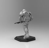 A728 - Games character design, The Dooms Slayer men with shotgun, STL 3D model design download print files