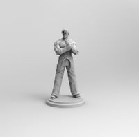 A157 - Games Character design, Tekken character Jin Kazama, STL 3D model design print download files