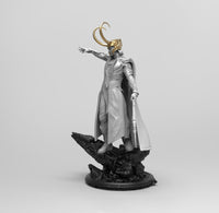 A772 - Comic character design, The Loki with weapons, STL 3D model design print download files