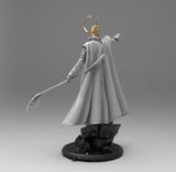 A772 - Comic character design, The Loki with weapons, STL 3D model design print download files