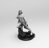 A773 - Comic character design, Silvia the single horn helmet, STL 3D model design print download files