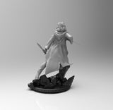 A773 - Comic character design, Silvia the single horn helmet, STL 3D model design print download files