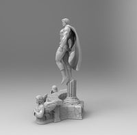A187 - Superman, Comic character design, STL 3D model design print download file