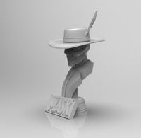 A673 - Movies character design, the green head guy, STL 3D model design print download files