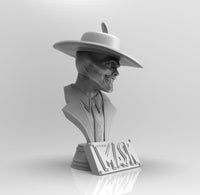 A673 - Movies character design, the green head guy, STL 3D model design print download files