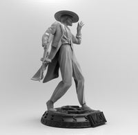 A674 - Movies character design statue, The green head guy with gun, STL 3D model design print download files