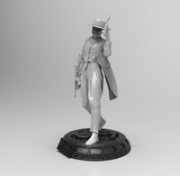 A674 - Movies character design statue, The green head guy with gun, STL 3D model design print download files