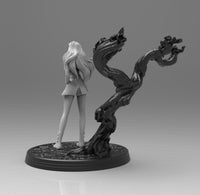 A679 - NSFW anime character design, The Franxxx waifu statue design, STL 3D model design print download files