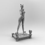 B114 - Comics Character, A cat with a diamond, STL 3D model design print download file