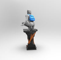 E268 - Comic character design, The Spider Gwan with backpack, STL 3D model design print download files