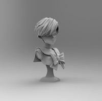 B143A - Anime character design , The Sailormoon Uranus statue, STl 3D model design print download files