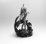 A718 - NSFW anime character design, Yura character statue, STL 3D model design print download files