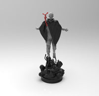 A759 - Games character design, The DS Higgs statue, STL 3D model design print download files