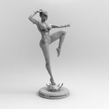 B180 - Games Character design , Chun lee the bikini version, STL 3D model design print download file
