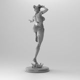 B180 - Games Character design , Chun lee the bikini version, STL 3D model design print download file