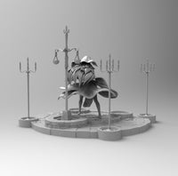 B444 - Anime character design, The Blind Maiden goblin slayer, STL 3D model design print download file