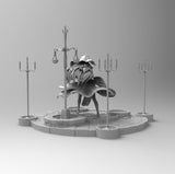 B444 - Anime character design, The Blind Maiden goblin slayer, STL 3D model design print download file