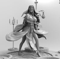 B444 - Anime character design, The Blind Maiden goblin slayer, STL 3D model design print download file