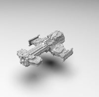 A781 - Games battleship design, The SC battlecruiser, STL 3D model design print download files