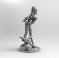 B179 - Anime character design, Seven Sin hot girl, STL 3D model design print download files