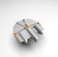A782 - SW Ship design, The Ebon Hawk ship design, STL 3D model design print download files