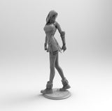 A471 -  Games Character design, FF Tifa waifu, STL 3D model design print download file