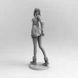 A471 -  Games Character design, FF Tifa waifu, STL 3D model design print download file