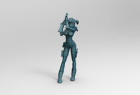 C004 - Comic character design, the cute Bullma statue design,  STL 3D Model printable download file
