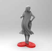E069 - NSFW cartoon character design, The Ice princess sister statue, STL 3D model design print download files