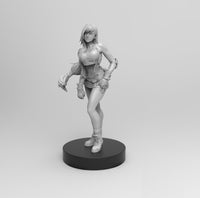 F550 - Games Character design, Hot tifa pose 001 from final fantasy 7 , STL 3D model design print download files