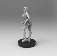 F550 - Games Character design, Hot tifa pose 001 from final fantasy 7 , STL 3D model design print download files
