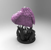 A648 - Anime character design, The Flamingo Guy man, STL 3D model design print download files