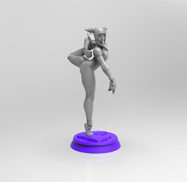 E053 - Games character design, The Juliee hot girl, STL 3D model design print download files