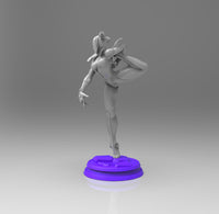 E053 - Games character design, The Juliee hot girl, STL 3D model design print download files