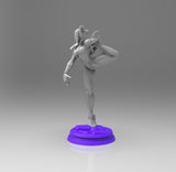E053 - Games character design, The Juliee hot girl, STL 3D model design print download files