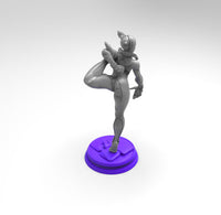 E053 - Games character design, The Juliee hot girl, STL 3D model design print download files