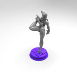 E053 - Games character design, The Juliee hot girl, STL 3D model design print download files
