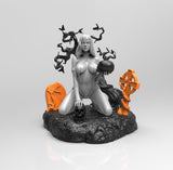 E291 - NSFW Vampire character design, The Vampire female character statue, STL 3D model design print download files