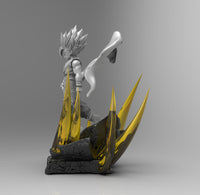 E052 - Anime character design, the wu kong's son with cape, Sun wu fan, STL 3D model design print download files